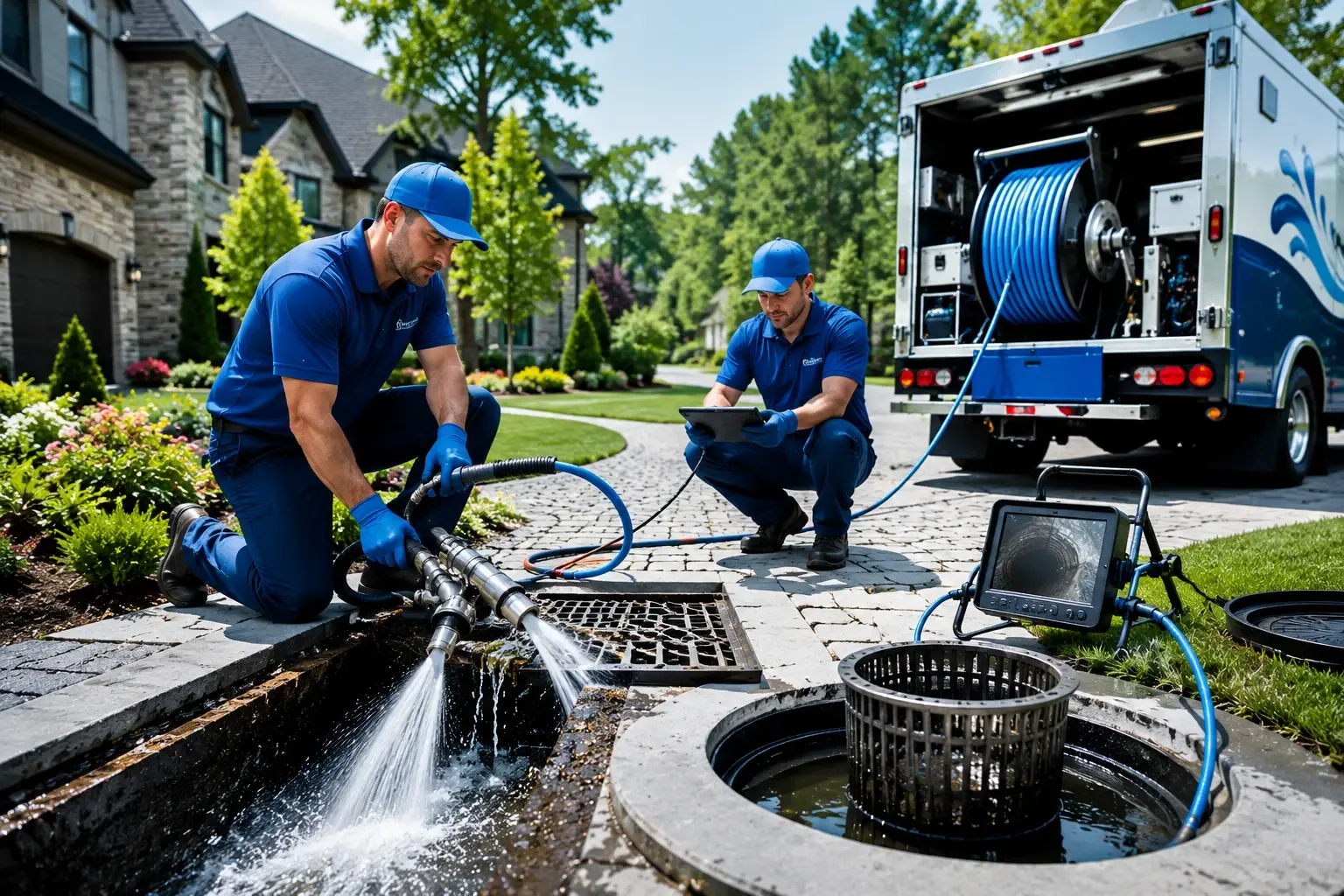 Local outdoor drain cleaning professionals in Spanishburg, WV