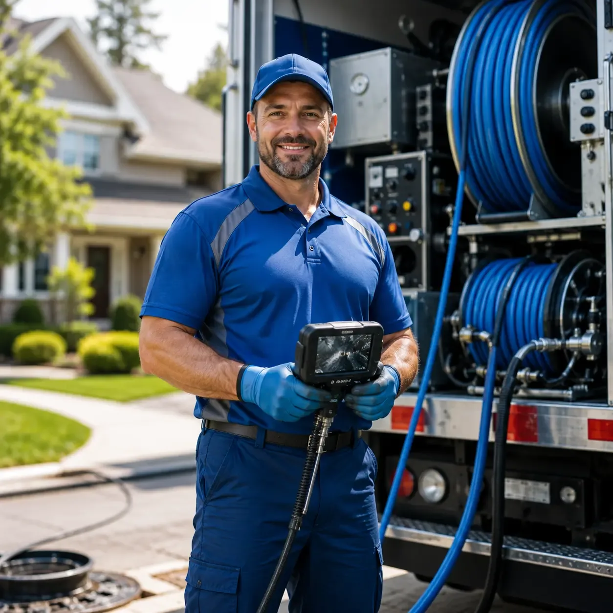 Local outdoor drain cleaning specialists in Spanishburg, WV